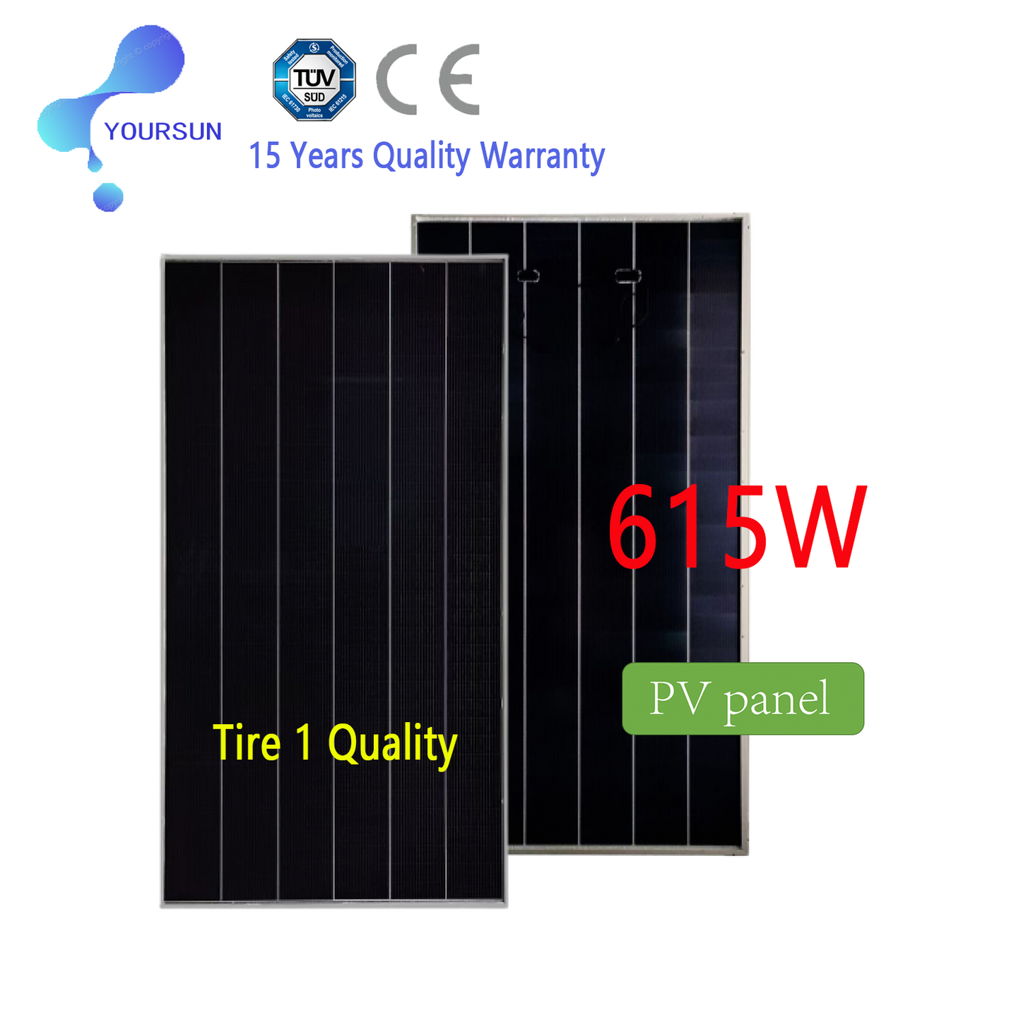 Solar Panel 615W