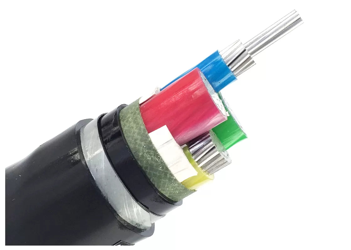 Power Cable LV  - 0.6/1 kV Multi-core cables, PVC insulated, tape armoured with aluminum conductor