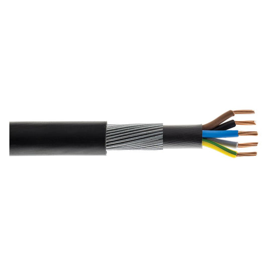 Power Cable LV -  0.6/1 kV Multi-core cables, PVC insulated, wire armoured with copper conductor
