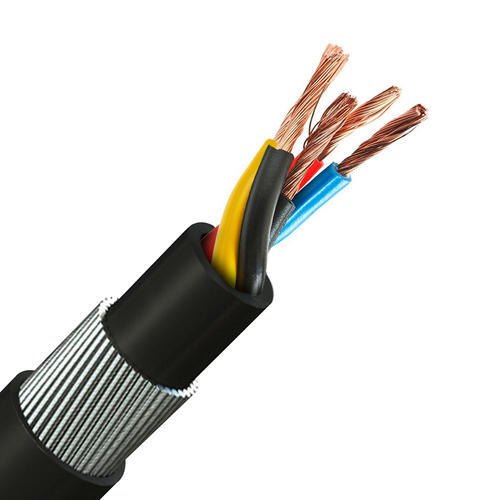 Power Cable LV - 0.6/1 kV Multi-core cables, XLPE insulated, wire armoured with copper conductor