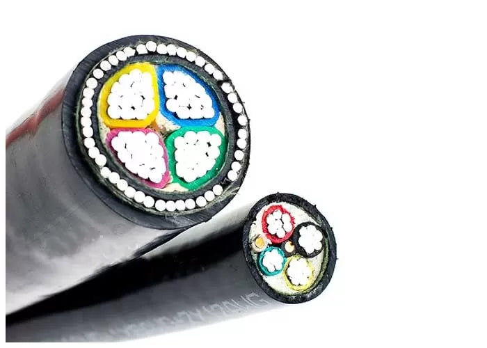 Power Cable LV - 0.6/1 kV Multi-core cables, XLPE insulated, wire armoured with aluminum conductor
