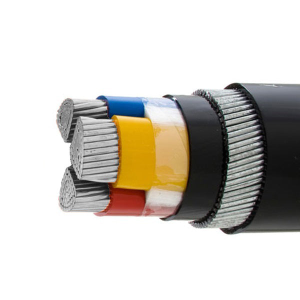 Power Cable LV - 0.6/1 kV Multi-core cables, XLPE insulated, wire armoured with aluminum conductor
