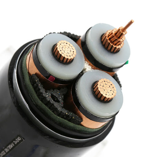 Power Cable MV - N2XSEBY-3 core CU XLPE PVC with STA armor IEC 60502-2