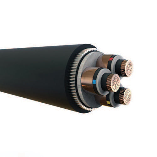 Power Cable MV - N2XSEFGbY-3 core CU XLPE PVC with SFWA armor IEC 60502-2