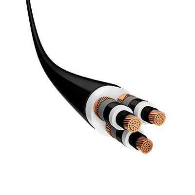 Power Cable MV - N2XSEY-3 core CU XLPE PVC without armor IEC 60502-2