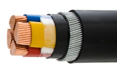 Power Cable MV - N2XSEFGbY-3 core CU XLPE PVC with SWA Armor IEC 60502-2
