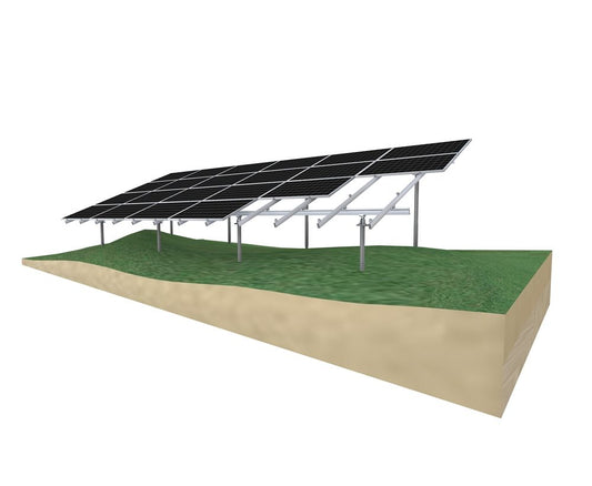 Slope Mountain Ground Solar Mounting System
