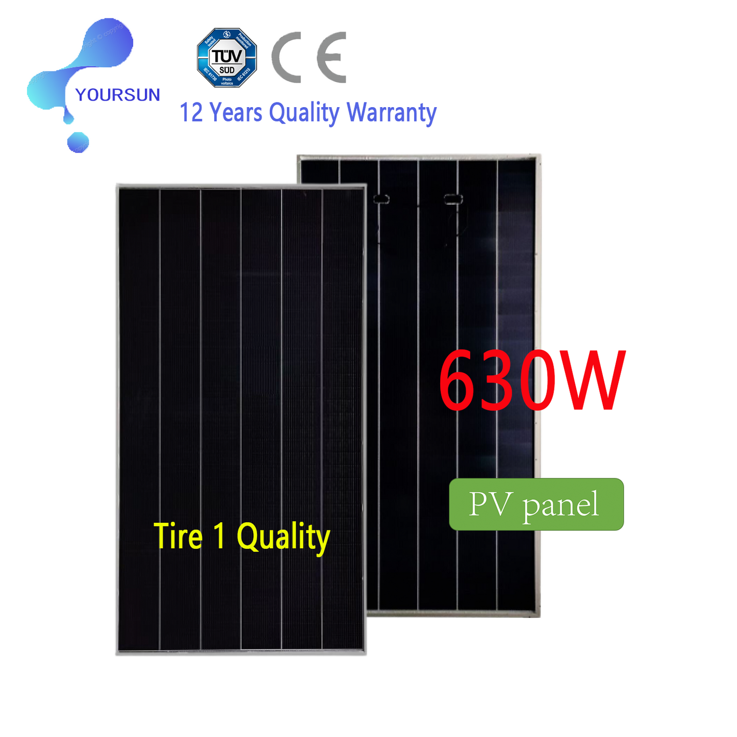 Solar Panel 630W